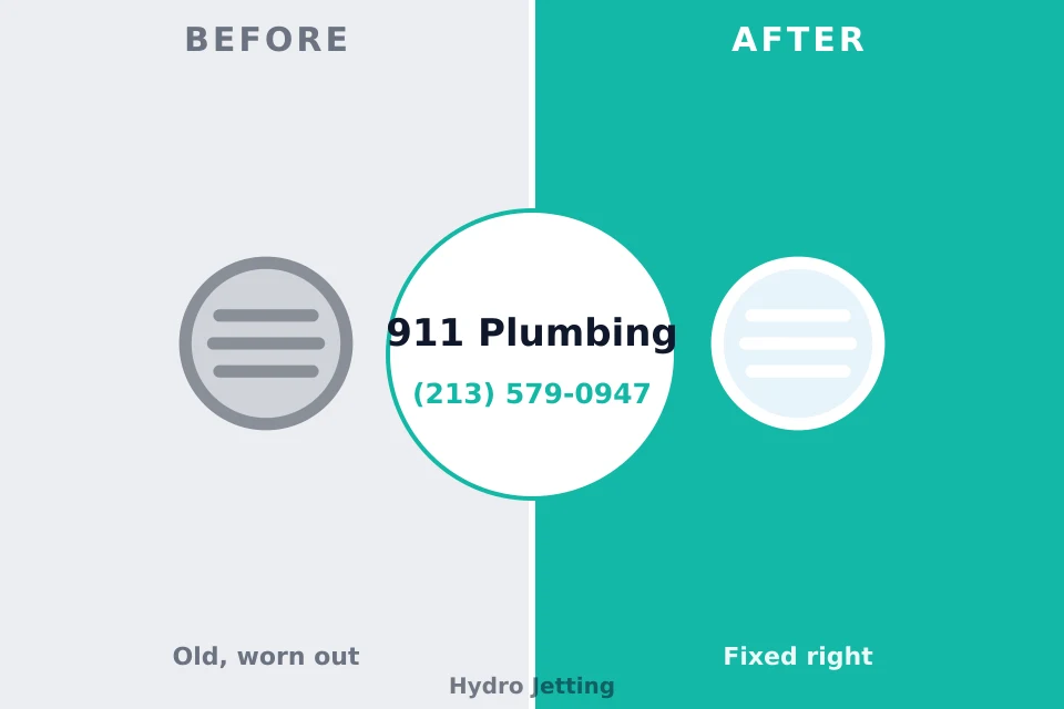 Before and after: plumbing repair Siesta Shores, TX